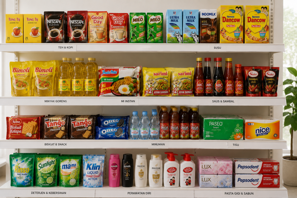 Produk yang Wajib Ada di Rak Toko: Kebutuhan Sehari-hari yang Banyak Dicari